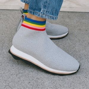 Loeffler Randall rainbow slip on sneakers